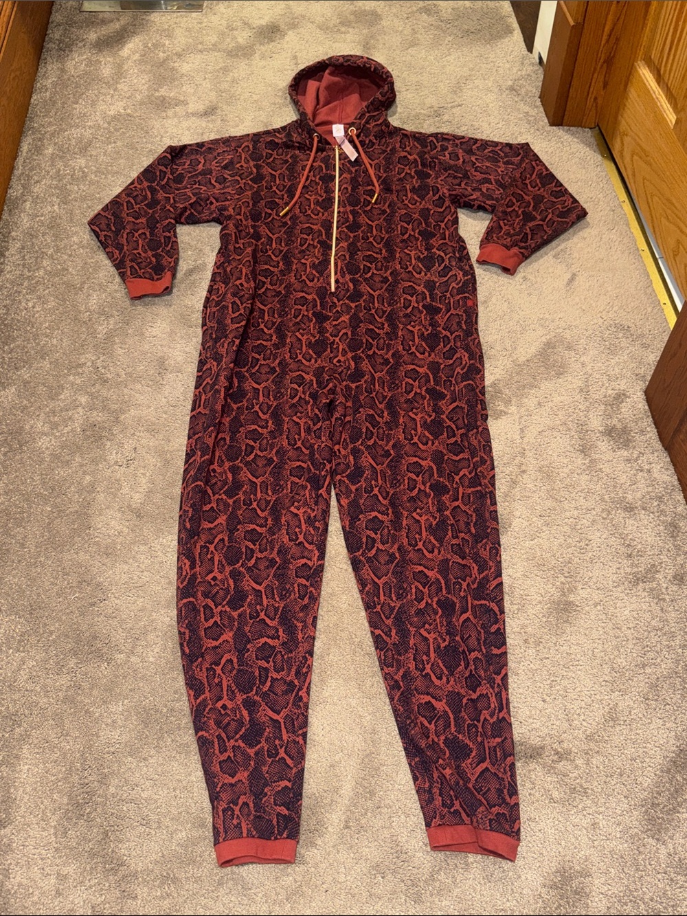 Savage x Fenty Snakeskin Unisex Onsie SIZE Womens Large Men’s Small